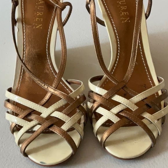 Lauren Ralph Lauren Patent Leather wedge sandals 7 - Picture 5 of 5